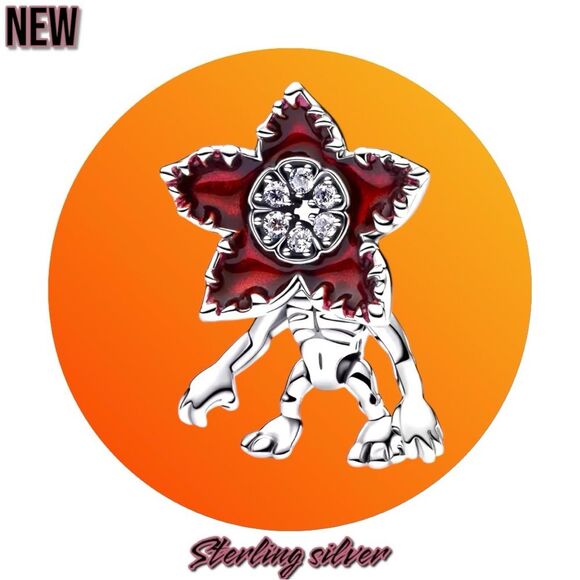 NEW Stranger Things Moveable Demogorgon Charm – Sterling Silver - Picture 1 of 3
